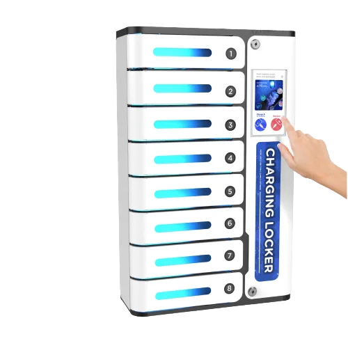 mobile charging locker UAE - Rise 8 bay