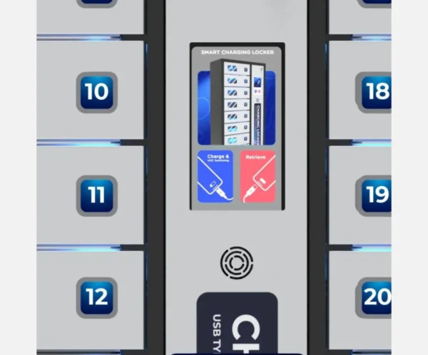 Rise 32 Bay Phone Charging Locker - Image 3