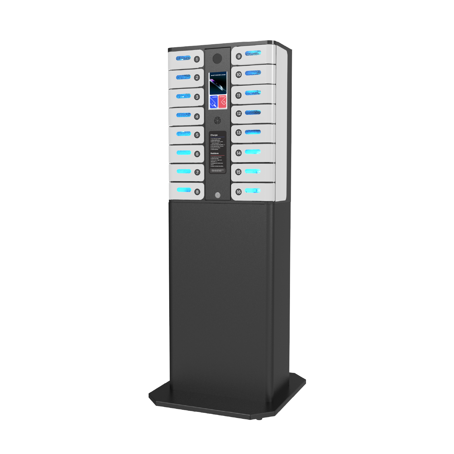 mobile charging locker UAE - Rise 16 bay