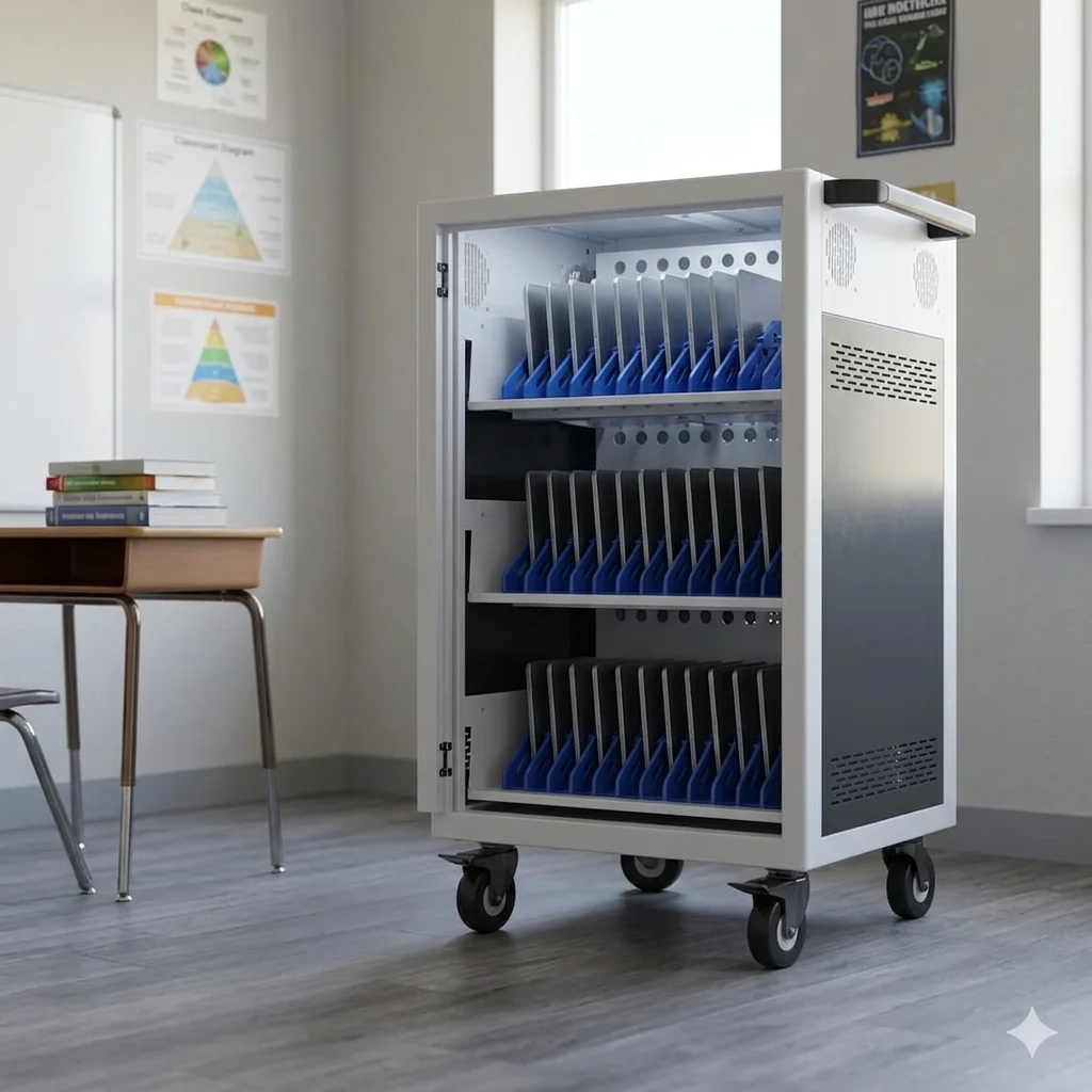 charging lockers vs charging carts