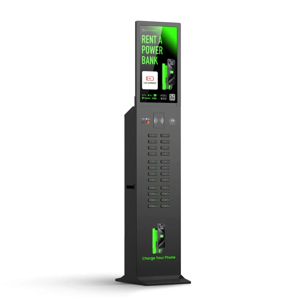 Rise 24 slot power bank station in UAE